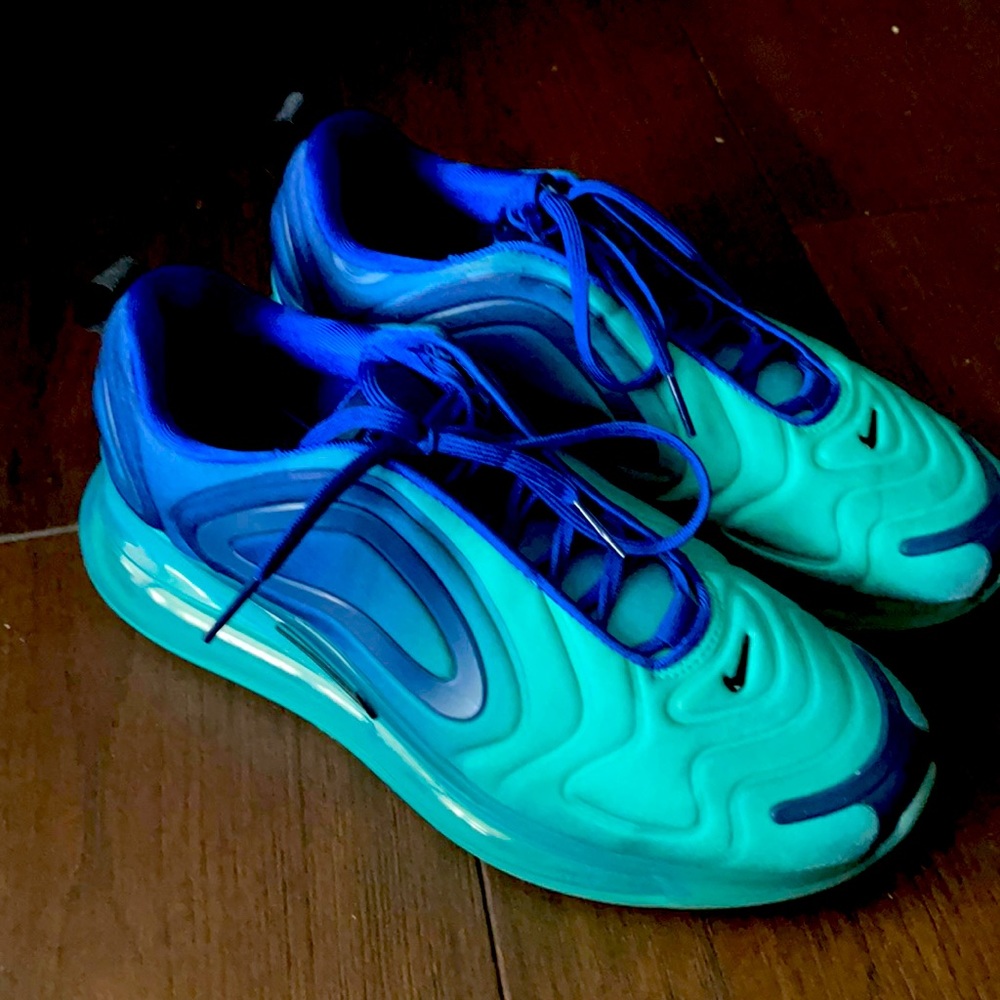 Blue and Teal Nike Airmax .